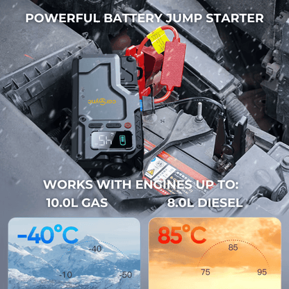 Carsync EXTREME 4-in-1 (2025 UPDATED) | Jump starter, tire pressure, power bank, flashlight