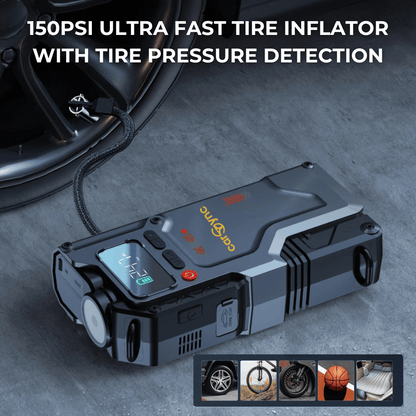 Carsync EXTREME 4-in-1 (2025 UPDATED) | Jump starter, tire pressure, power bank, flashlight