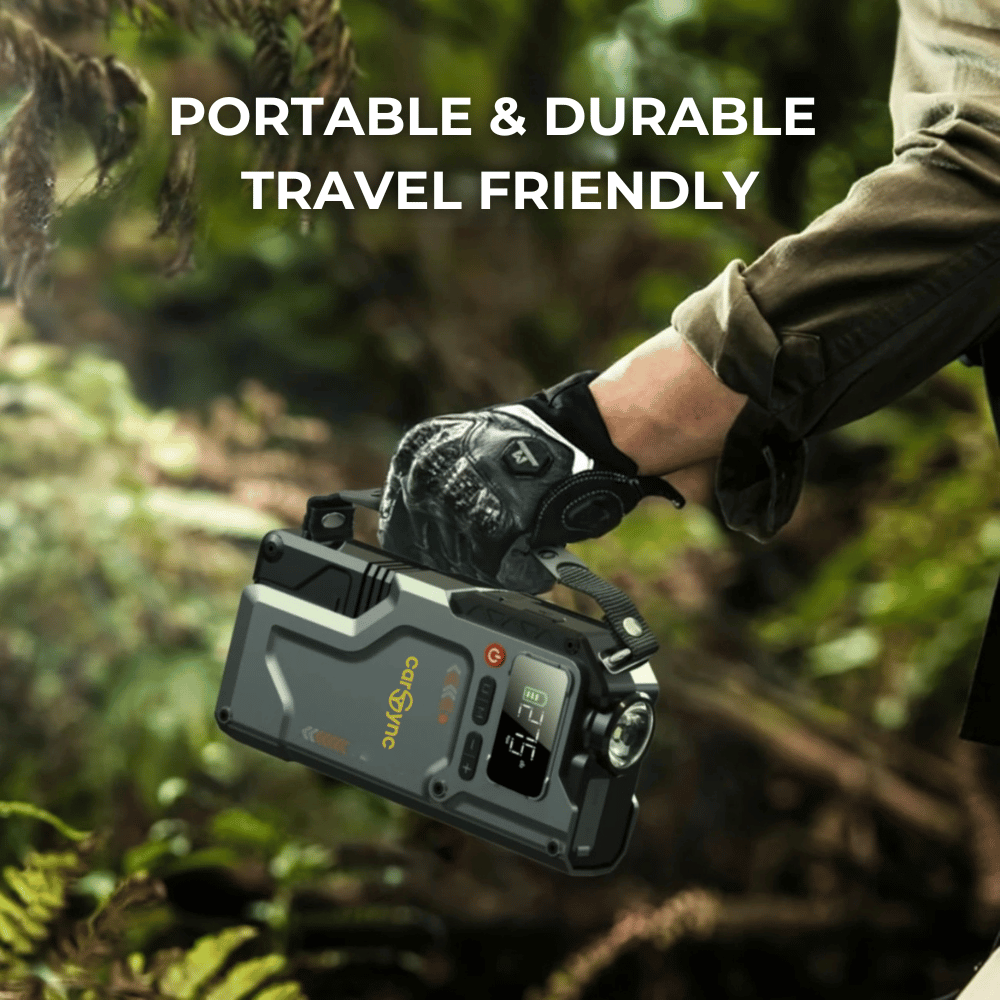 Carsync EXTREME 4-in-1 (2025 UPDATED) | Jump starter, tire pressure, power bank, flashlight