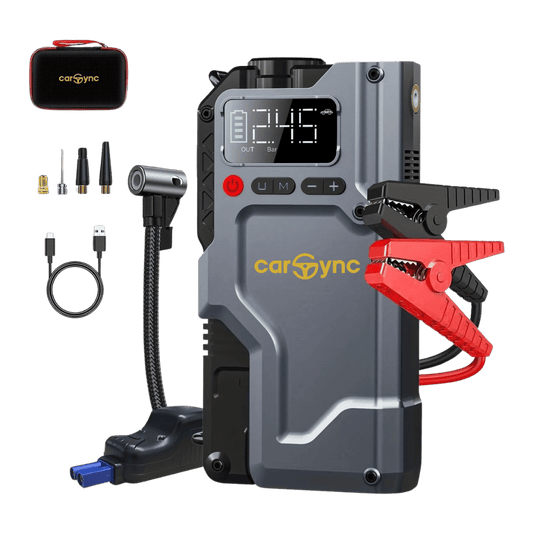 Carsync EXTREME 4-in-1 (2025 UPDATED) | Jump starter, tire pressure, power bank, flashlight